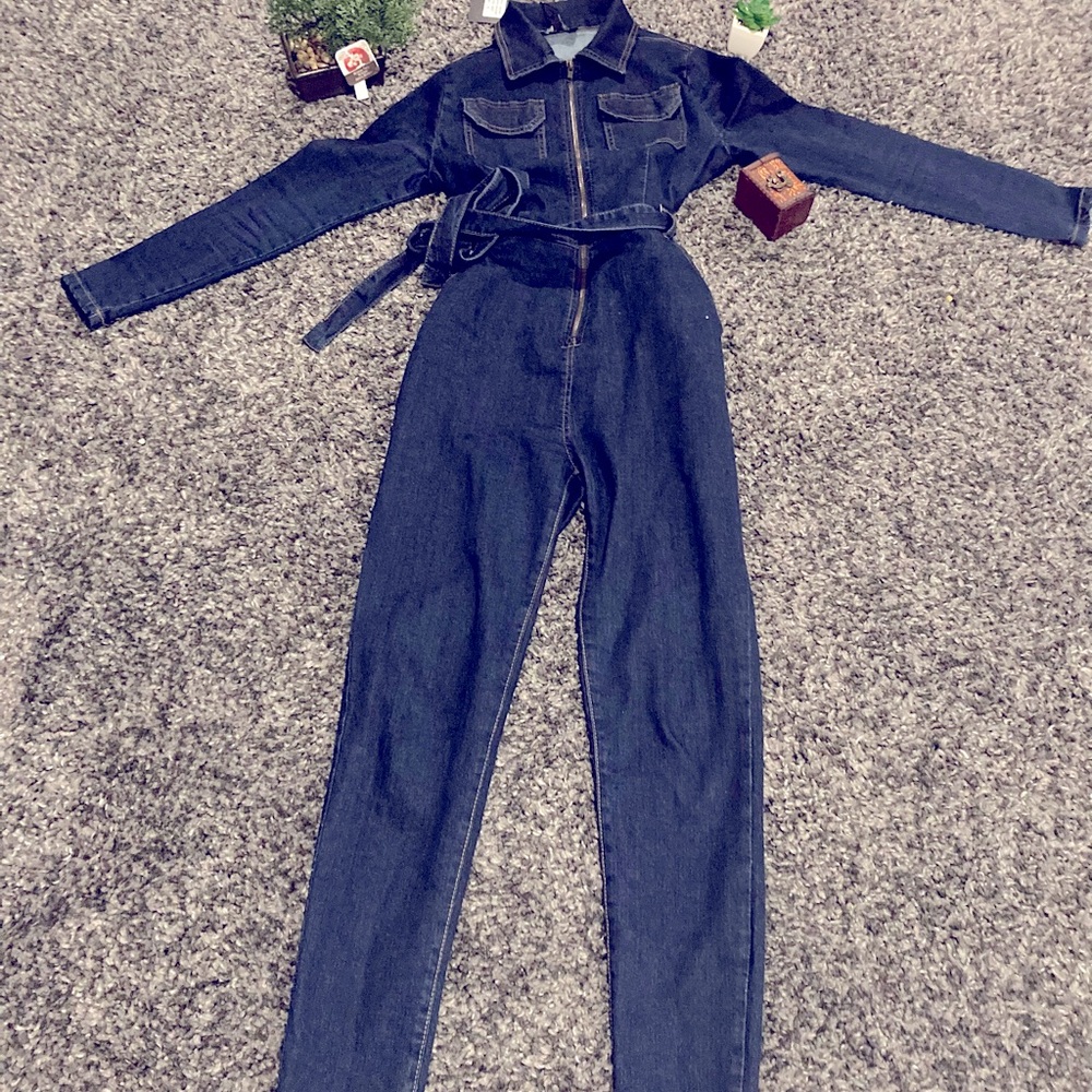 Beautiful Indigo Colored Jumpsuit
